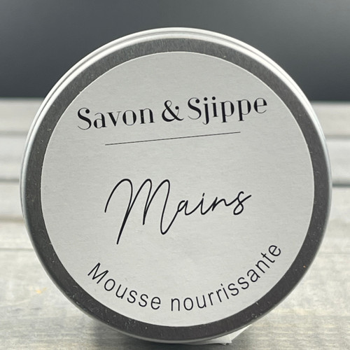 Mousse nourrissante mains Savon et Sjippe
