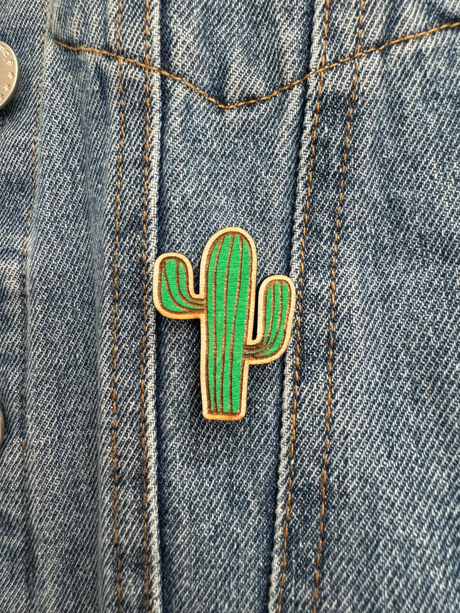 Pin's tout mim's - Cactus - Bois concept