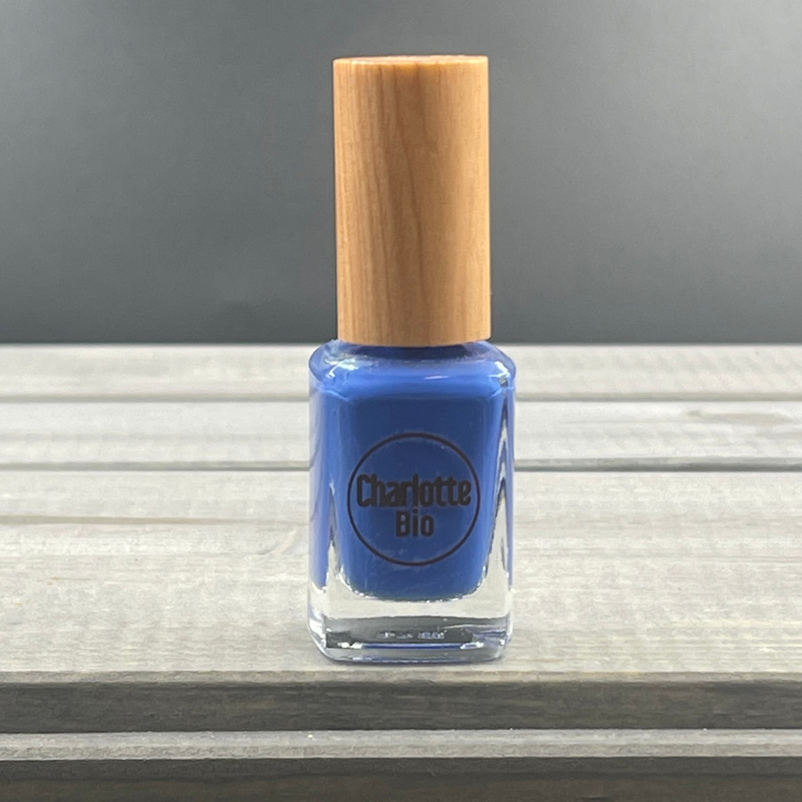 Vernis à ongles vegan et green - Bleu Azur - Charlotte Bio