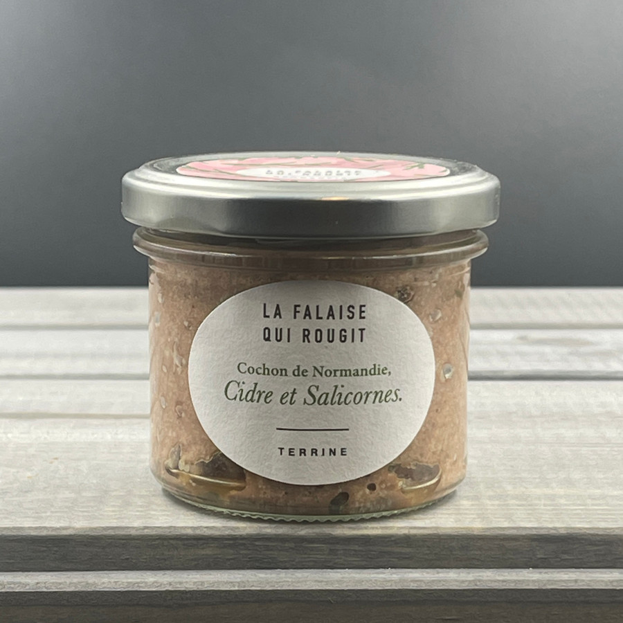 Terrine de cochon de Normandie, cidre et salicornes - La falaise qui rougit
