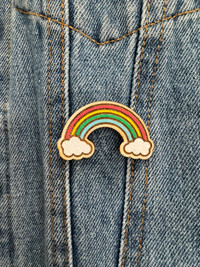 Pin's tout mim's - Arc en ciel - Bois concept