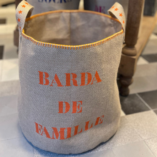 Panier personnalisable Grenouille Rouge