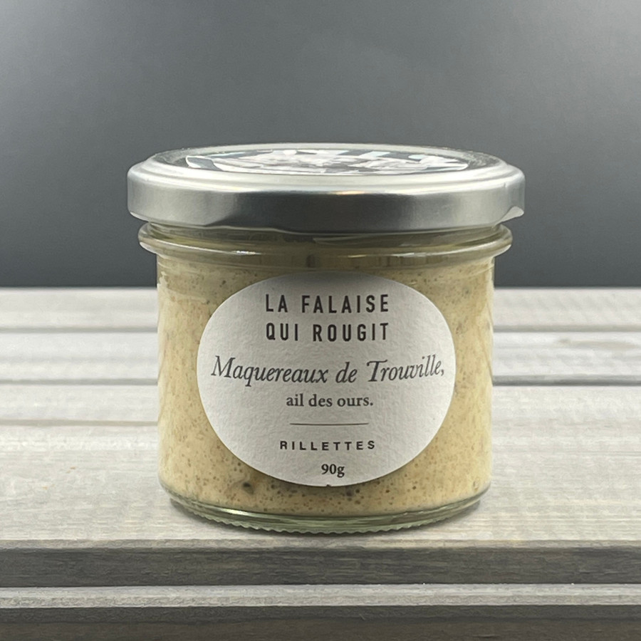 Rillettes de maquereaux de Trouville, ail des ours - La falaise qui rougit