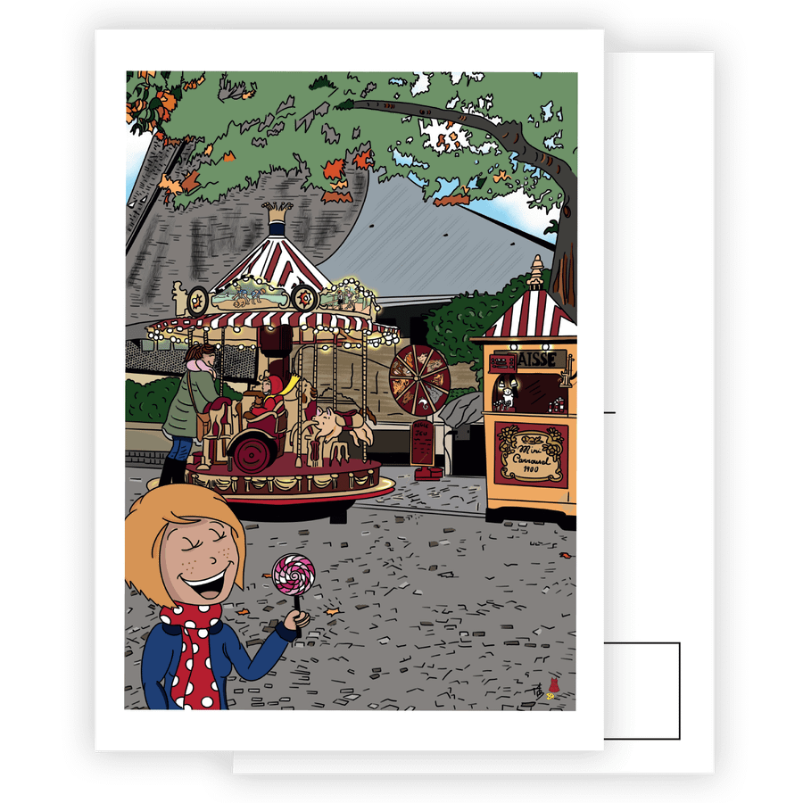 Carte Postale Le manège enchanté 2