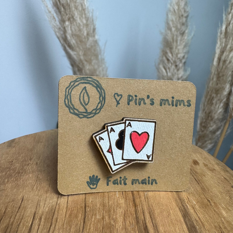 Pin's tout mim's - Jeu de Cartes- Bois concept 1