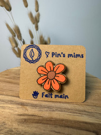 Pin's tout mim's - Marguerite - Bois concept 1