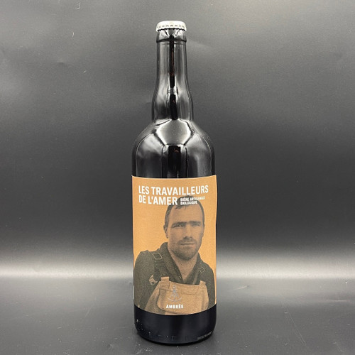Bière artisanale ambrée - 75 cl - Les Travailleurs de l'Amer