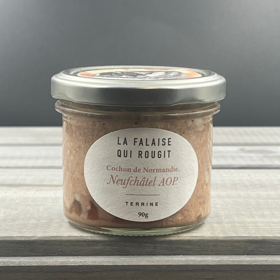 Terrine de Cochon de Normandie et Neufchâtel AOP - La Falaise qui rougit