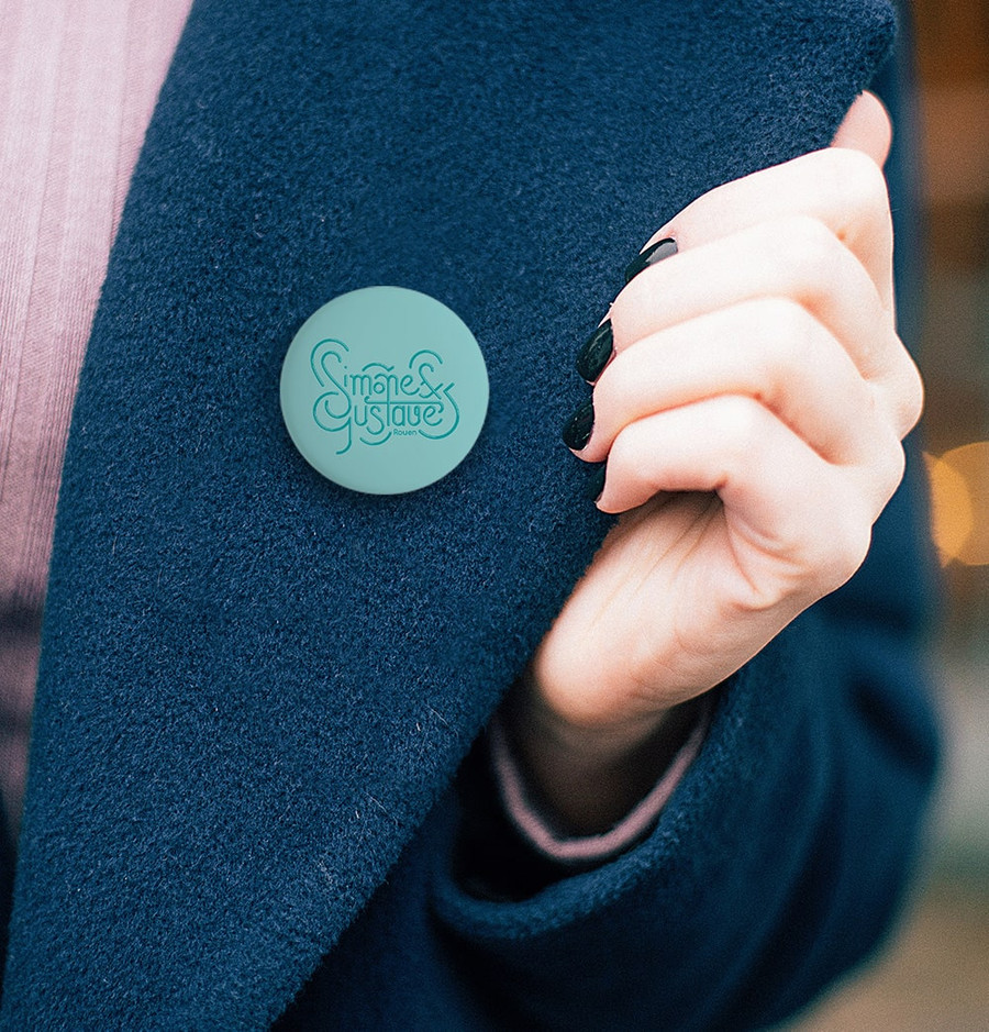 Badge Simone & Gustave 4 coloris 4