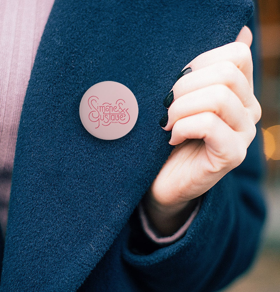 Badge Simone & Gustave 4 coloris
