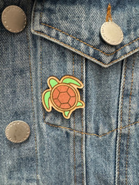 Pin's tout mim's - Tortue- Bois concept