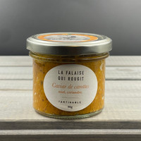 Caviar de carottes, miel et coriandre - La falaise qui rougit