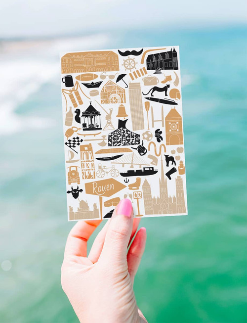 Carte postale Rouen aux mille détails #2