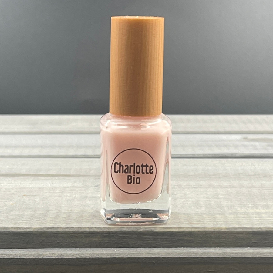Vernis à ongles vegan et green - Beige rosé - Charlotte Bio