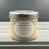 Rillettes de truite fumée de Normandie, aneth - La falaise qui rougit